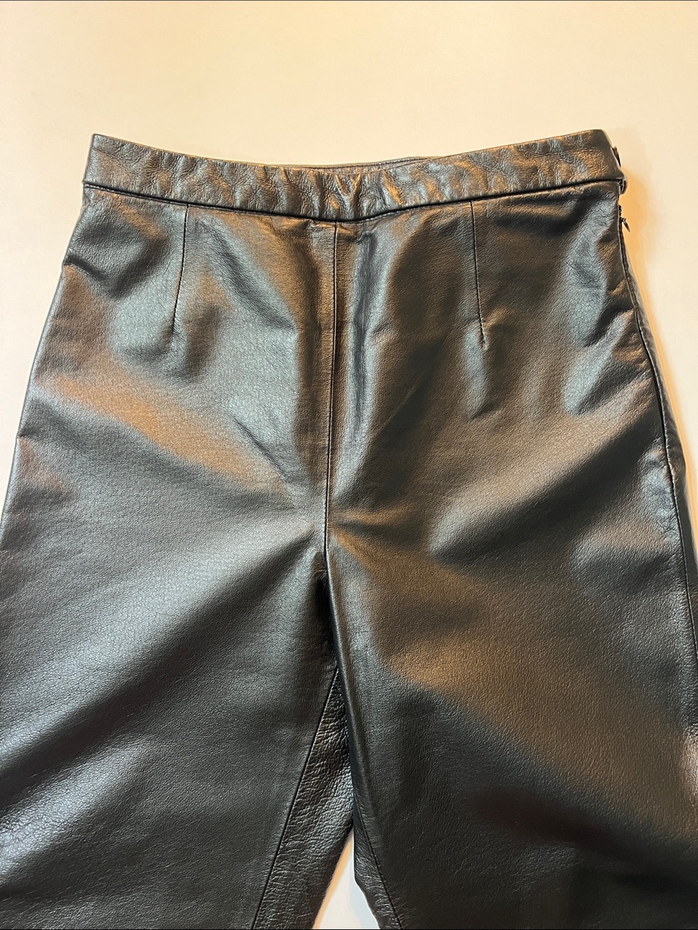 Clio Black Leather Women’s Pants
